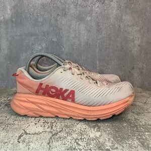 Hoka One One Rincon 3 Running Shoes Womens sz 10.5B - orange